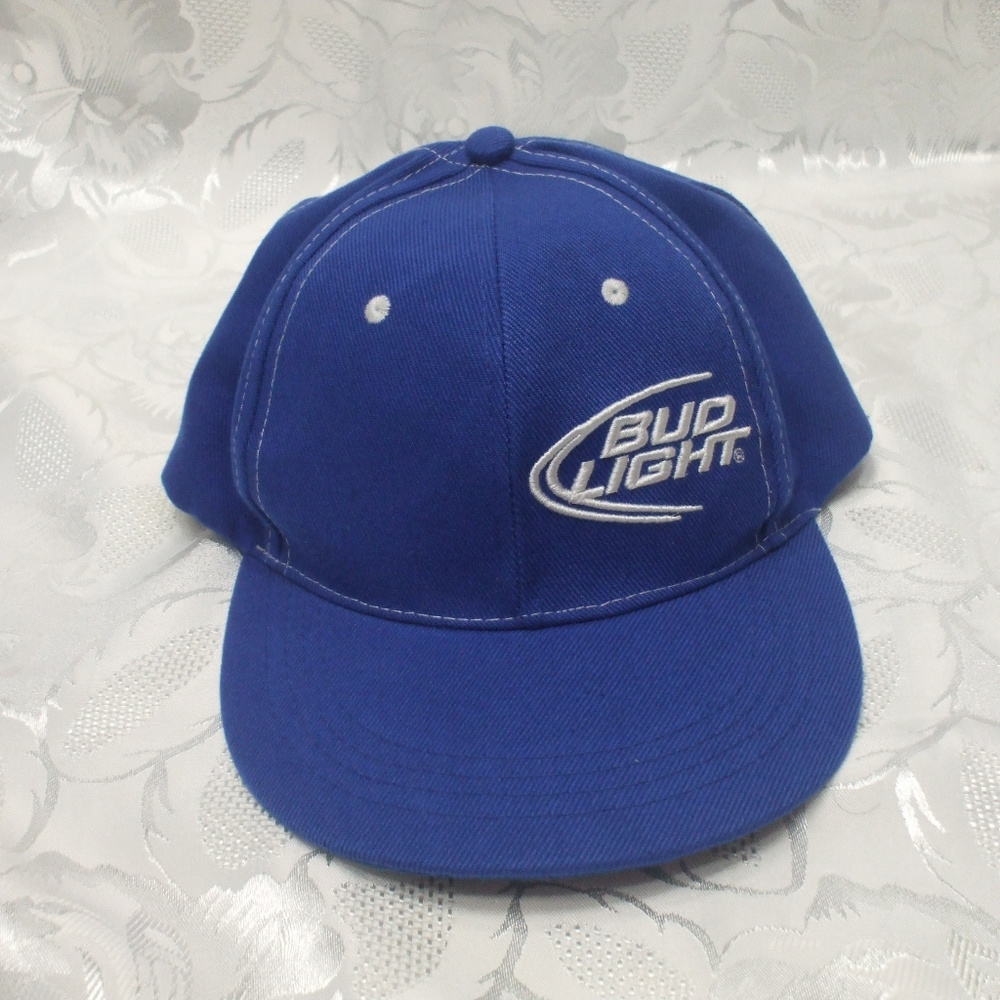 Bud Light Blue Baseball Cap One Size Fits All - Picture 3 of 4